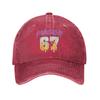 Six Seven Ice Cream Drip Sport 67 Fun Mason Meme Washed Baseball Cap Sun Trucker Hat Summer Male Outdoor Sport Snapback Cap