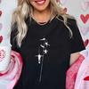 Divertente Stampa Grafica Subacqueo T Shirt Subacqueo Top Moda Girocollo Manica Corta Taglie Forti Donna T-Shirt