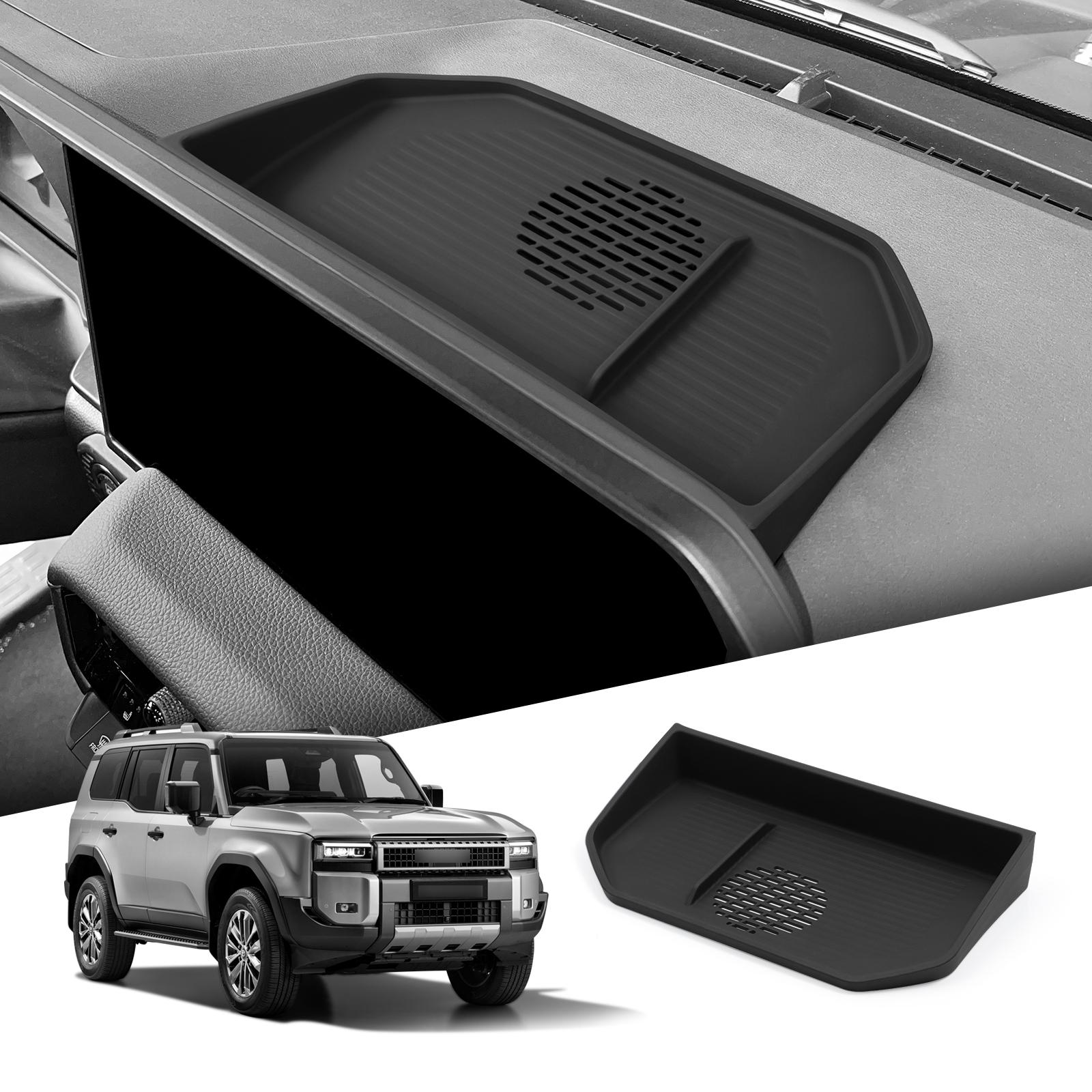 

для 2025-2025 Toyota Land Cruiser Prado J250 LC250 Центральный экран Задний ящик для хранения Автомобильный лоток для хранения на приборную панель Аксессуары Черный