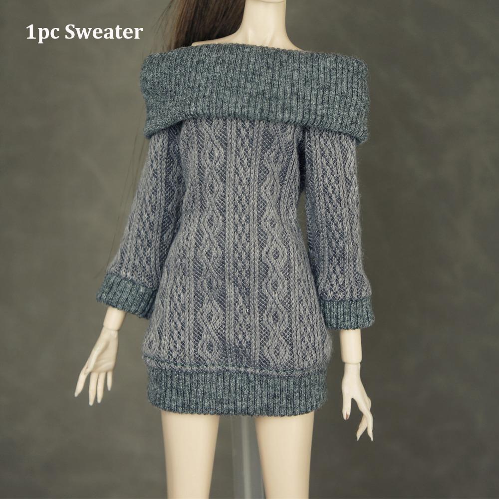 

Handmade Doll Accessories Tops Multicolored 30cm Dolls Casual Dress for 1/6 Doll 10