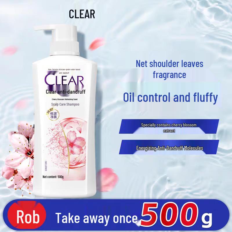 Clear Anti-Dandruff Shampoo with Niacinamide & Cherry Blossom