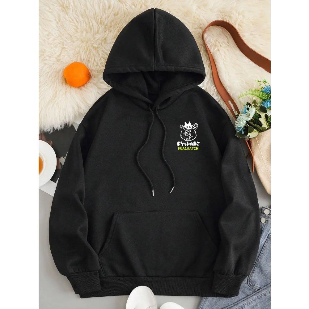 Autumn Cute Cat Cartoon Print Men Sweatshirt Women Harajuku Casual Loose Hooded Fashion Soft Pocket Hoodies Warm Female Clothes