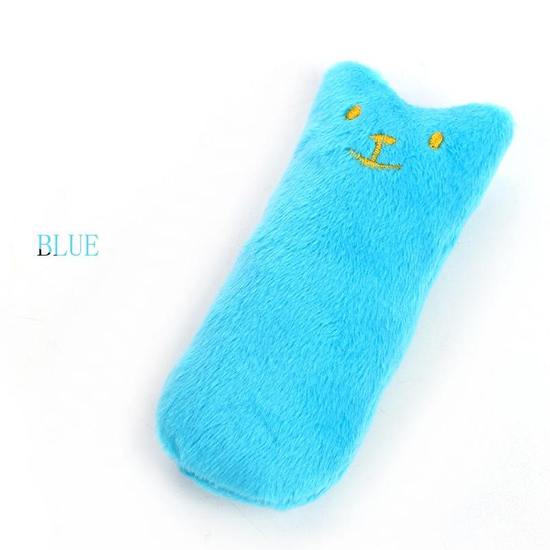 Interactive Catnip Pillow Toy 1 Pc Random Color Mint Scented Pet Supplies for Cats Thumb Teeth Grinding Bite Relief