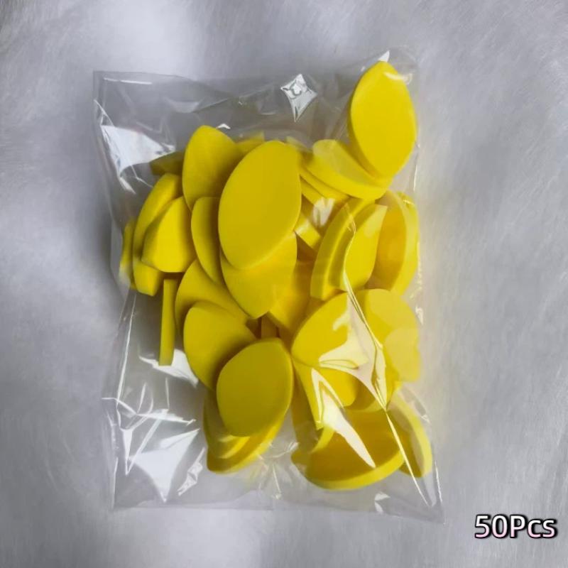 20/50Pcs Soft Sponge False Eyelash Pads Colorful Reusable Makeup Puffs Lash Map Chart Wispy Lashes For Beginner Training