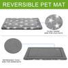EMPSIGN Dog Cat Pet Pet Supports Sound Cold and Heat Just the Right Easy Retains Suitable for Medium and Large Gray Bed, Bed, Cushion, Mat,