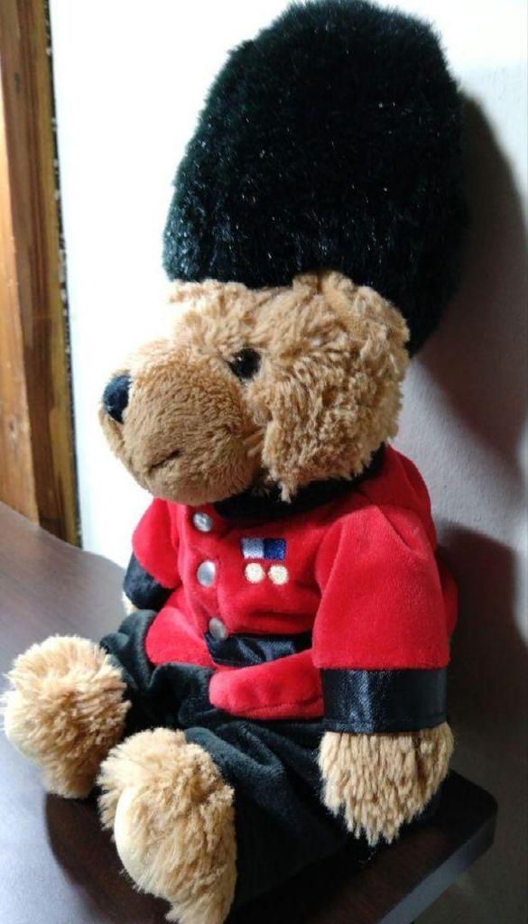 [USED] Harrods Teddy Bear Guardsman In Royal Guards Uniform