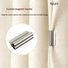 Magnetic Curtain Clips Easy Use Drill Free Curtain Fasteners for Bedroom Living Room Home Decor Strong Magnetic Tiebacks