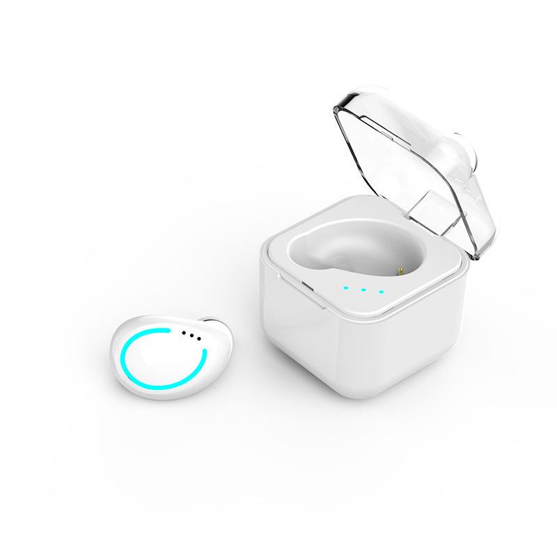 B8 Mini Invisible TWS Noise-Cancelling Bluetooth Earbuds with Charging Case