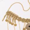 Alloy Waist Chain Retro Style Coin Tassel Decor Belt Chain