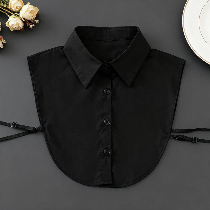 Shirt Sweater White Fake False Collar for Womens Formal Suit Neck Choker Adjustable Detachable Collar Decorative Female Necktie
