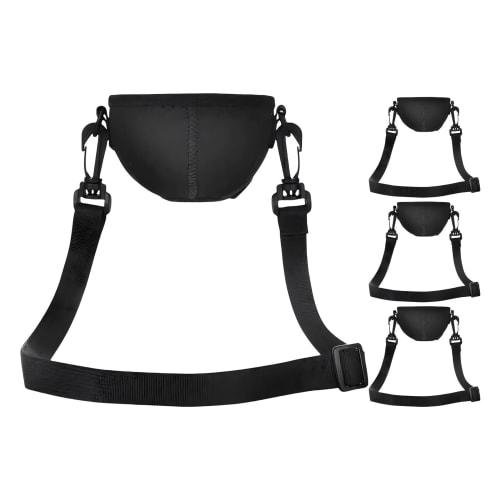 

Portable Wine Glass Holder - 4-Pack Wine Glass Neck Holders with Adjustable Sleeve Covers | Wine Glass Straps, Christmas, Wedding, Party Accessories