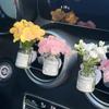1pc Car Air Vent Clip Decor, Creative Galaxy Stars & Flower Fresh Air Conditioning Outlet Decoration