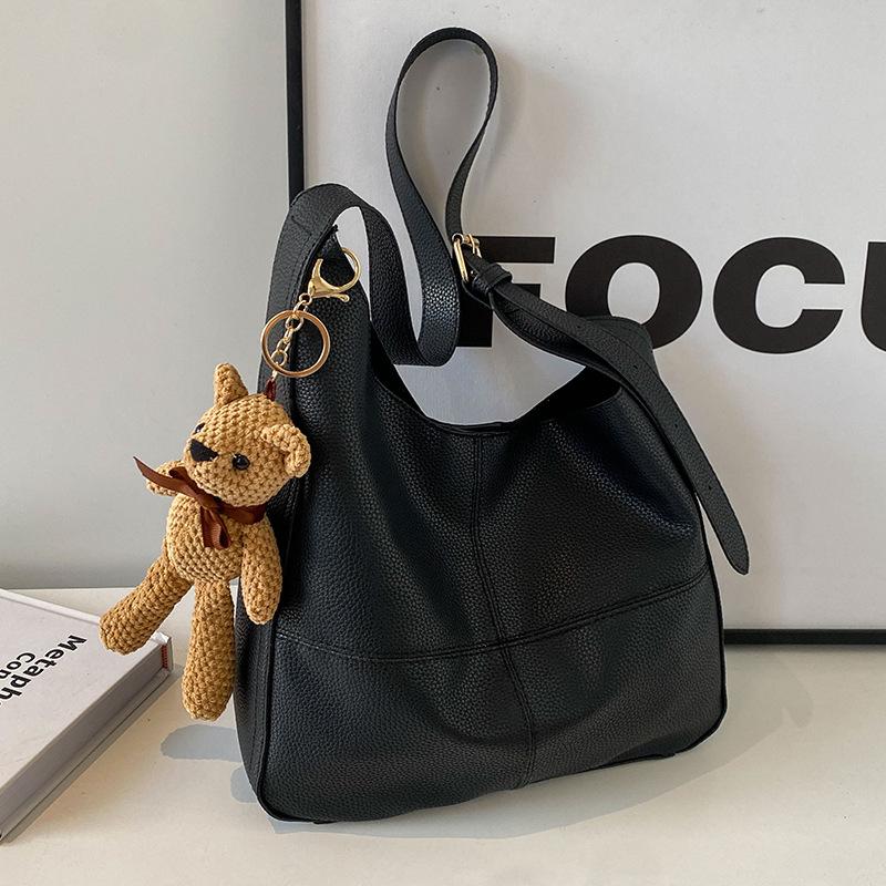 Large Capacity Commuting Bag Women's New Retro Tote Bag Women Ins Fashionable Versatile One-shoulder Handbag Women