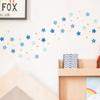 Fresh Blue and Yellow Star Children's Bedroom Wall Stickers