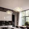 Modern Minimalist Living Room Chandelier Creative Petal Lamp Bedroom Light Luxury Lamps