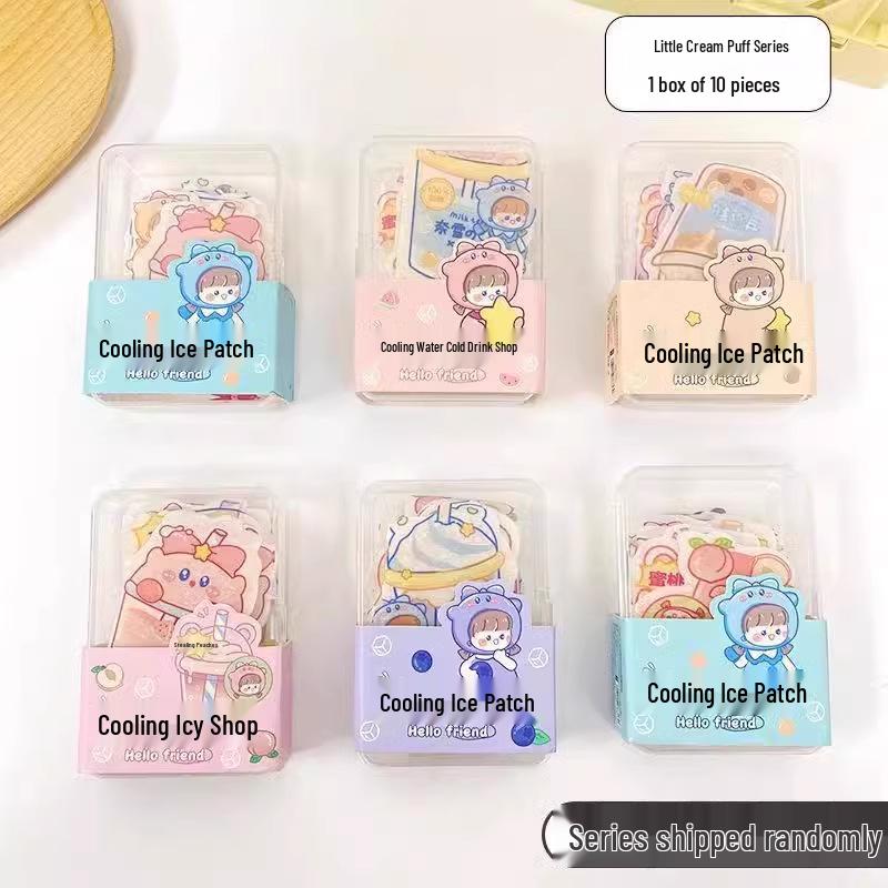 10-Pack Newcomer Exclusive Cartoon Cooling Patch for Phones - Free Shipping
