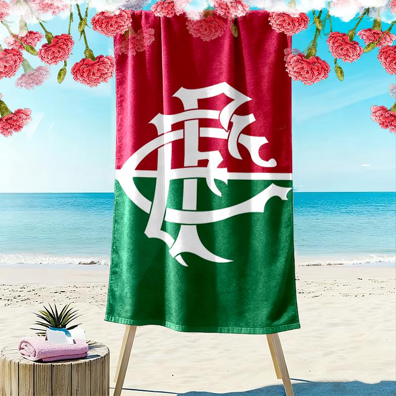 Fluminense Print Beach Towel, Large Soft Quick Dry Towel for Beach Camping Swimming