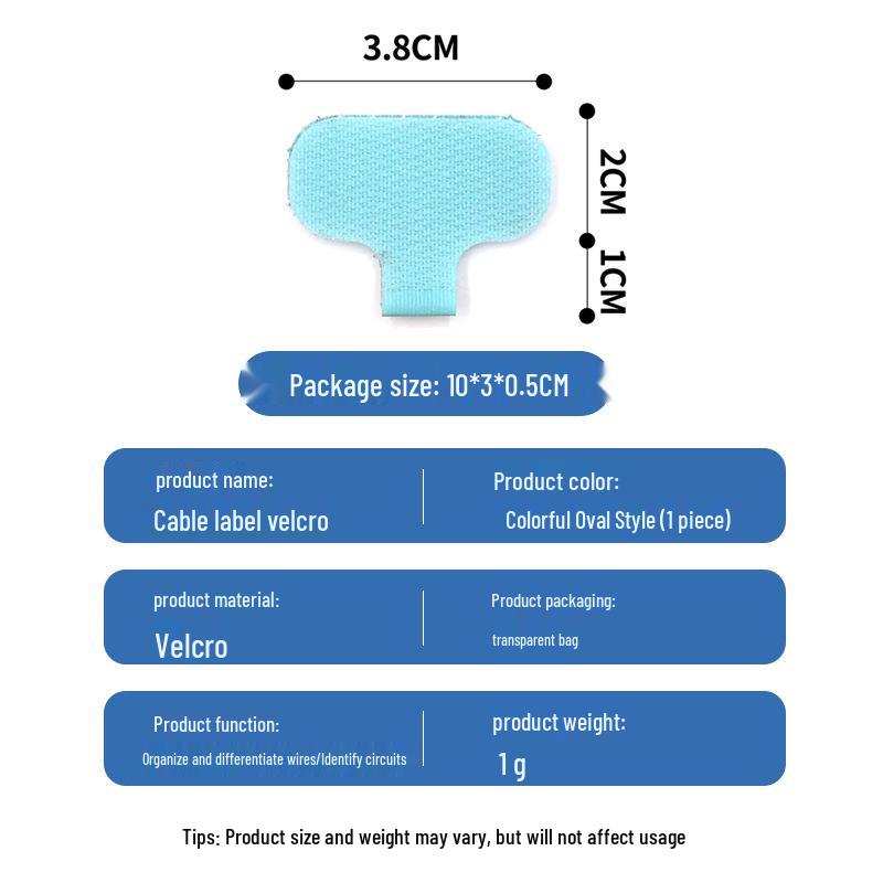 Nylon Self-Adhesive Cable Management Strap, Writable, Multifunctional Cable Tie Strap