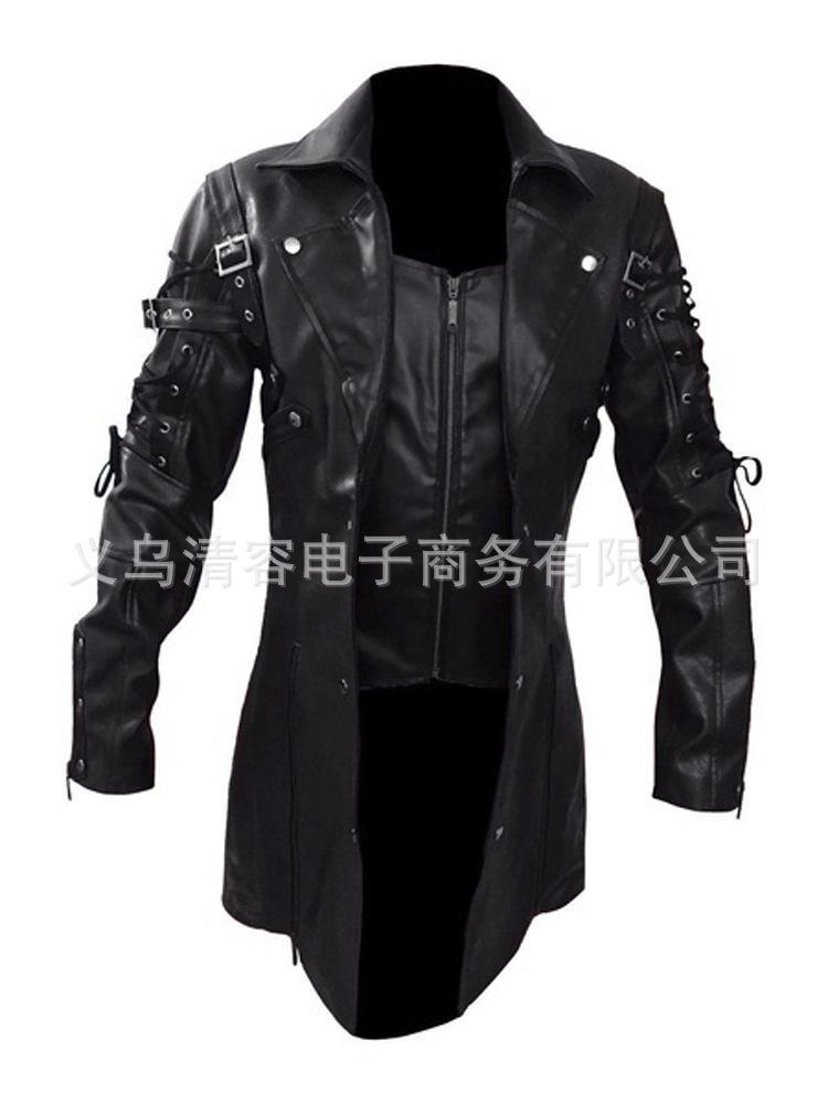 New Products Are On Sale, New Models, European and American Men's Locomotive Large-size Leather Jacket Jacket