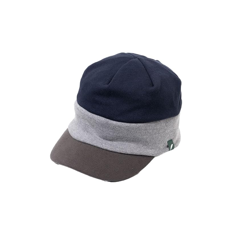 

[Nakota] sweat work casquette hat cap big size men s ladies tricolor Relaxing all seasons L (head circumference approx. 57-60cm) multi navy