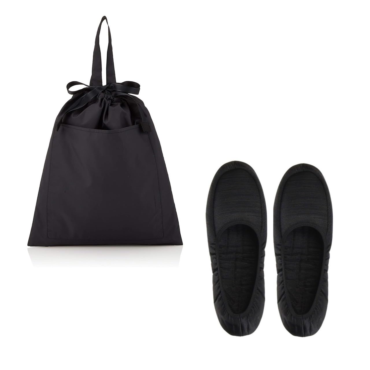 

Angel Smile Royal School Тапочки Набор Сумка для обуви RSSL2023001 Большой & (черный) чёрный