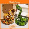 Realistic Long Plush Snake Toy For Home Decoration In Colorful Patterns And Styles