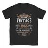 60th Birthday Vintage 1966 Unisex Myth Legend Retro Birthday Gift T Shirts Unisex Pure Cotton Amazing TShirt Crew Neck Tee Shirt