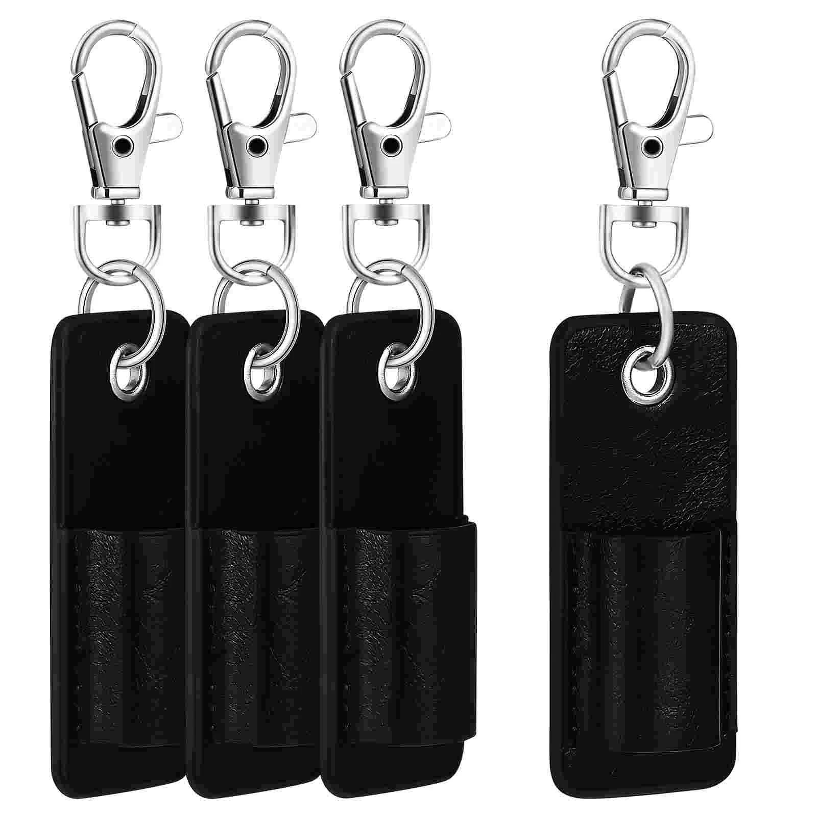 

ПУ держатель для ручек ретро брелок рукав для хранения чехол протектор для ручек брелок для бейджа или шейного шнурка