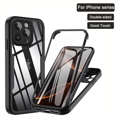 360 Plně Krycí Nárazník pro iPhone 16 Pro Max 13 12 Mini Funda pro iPhone 15 14 11 Pro Max Plus Ochrana Obrazovky Kryt Telefonu