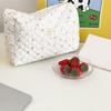 Storage Organizer Floral Puffy Quilted Cosmetics Bags Makeups Pouch Large Capacity Travel Makeup Bags Toiletry Cosmetics Cases