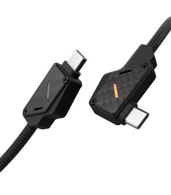 Aulumu M07 240W Karbon Fiber Kablo USB Gen2 10Gbps Video Çıkışı Hızlı Şarj iPhone Pro NVMe Galaxy ve MacBook Pro FT USB-C USB-C ile Uyumlu