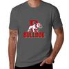 Fierce Bulldog Mascot Bold Team Spirit Art Tshirt Casual Loose Short Sleeve Tee For Unisex