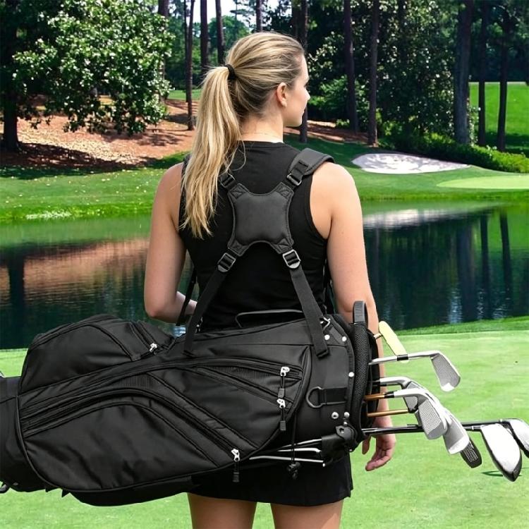 Padded Comfortable Golf Carrying Bag Strap, Quick Side Release Golf Bag Straps