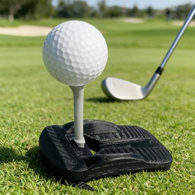 Drukowany w 3D Uchwyt na Tee Golfowe Sztuczna Murawa Stojak na Tee Zewnętrzny Wewnętrzny Driving Range Trening Domowy Symulator Golfa Tee Zawiasowa Podstawa z Murawy