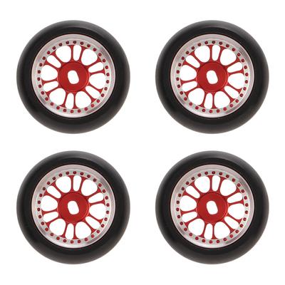 4Pcs RC Drift Tire Strong Cushioning High Abrasion Resistance Easy Installation RC Car Tires for 1 28 RC Car