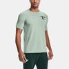 Under Armour Project Rock Johnson Training Round Neck Knit Short Sleeve T-Shirt Men Tops Light-Teal 1361725-340