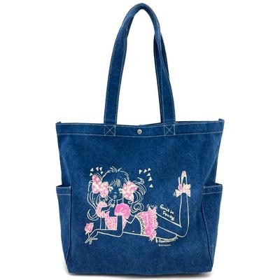 Watanabe Character Goods Mizumori Ado Denim Tote Bag Funky