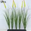 5Pcs Artificial Plants 60cm Fake Plants Lifelike Green Plant Decor Outdoor Indoor Decor Floral Arrangements Foxtail Grass