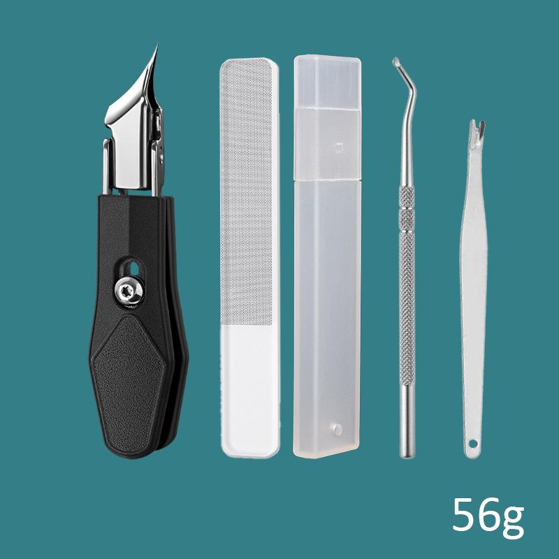 25° Slant Edge Nail Clipper Wide Opening Stainless Steel Eagle Beak Oblique Toe Nail Trimmers Professional Toenail Tools