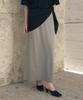 Siyajyu Sist9064 Flow Tension Banding Skirt_Mocha Gray