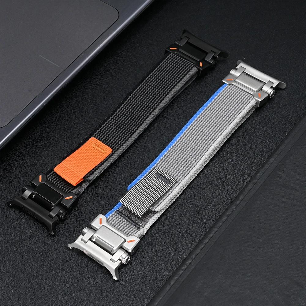 Trail Loop Nylon Band For Samsung Galaxy Watch 7 Ultra 47mm Strap Men Bracelet for SAMSUNG ULTRA 47 47MM Stainless Steel Correa