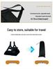 Compact Adjustable Foot Hammock for Travel and Rail