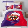 CSKA Moscow Pattern Bedding Set Quilt Cover Pillowcase Home Decor Gift (1 * duvet cover + 2 * pillowcase, without core)