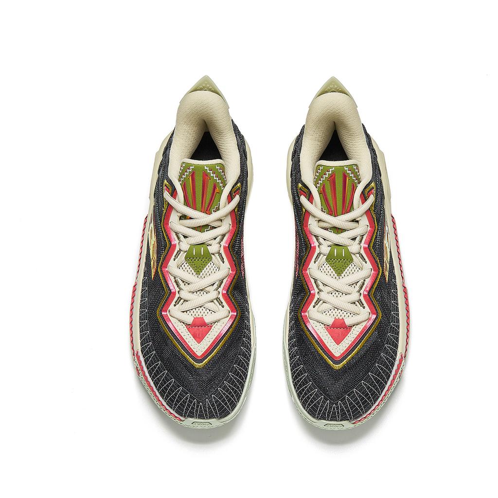 Anta KAI 2 Cushioning Abrasion Resistant Rebound Low top Midfoot Carbon Plate Basketball Shoes Men's Gray Beige 112611110S-7