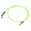 Motoforti Motorcycle Brake Clutch Hose Hose Hydraulic Reinforced Motorcycle Stainless Steel 28°+90° Green 130cm