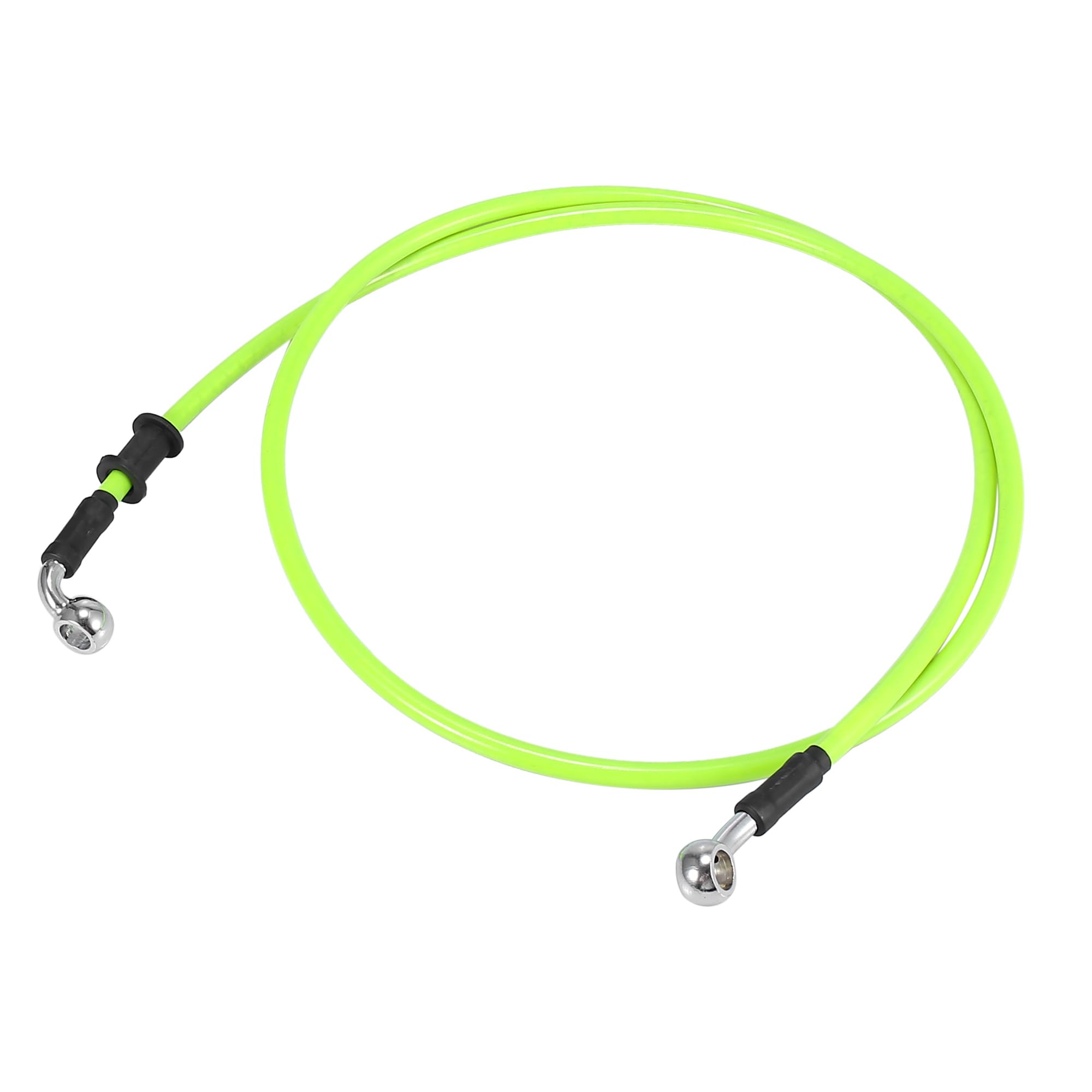 

Motoforti Мотоциклетный тормозной шланг сцепления Шланг Гидравлический Армированный Мотоциклетный Нержавеющая сталь 28°+90° Зеленый 130см 130cm зелёный