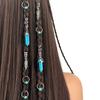 10Pcs Braid Hair Buckles, Feather Style Dreadlocks Hair Accessories, Alloy Open Design Braid Hair Clips for Thin Thick Multi-Strand Braids