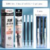 M&G Refill, 0.5 Mm Black, Quick-drying Ink, St Nib, Suitable for Use with Push-button Ballpoint Pens, for Students and Office Us