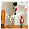 New Nutcracker Puppet Soldier Ornament Doll Merry Christmas Decoration Creative Gift Wooden Handicrafts Desktop Cute Ornament
