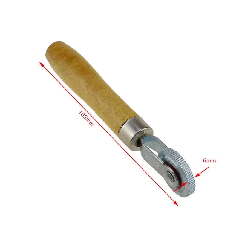 Car Tire Repair Tool Roller Auto Patch Roller Motorcycle Wheel Repair With Wooden Handle Tire Repairing Tools For Automotive